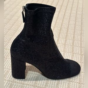 Chanel Interlocking CC Logo Sock Boots